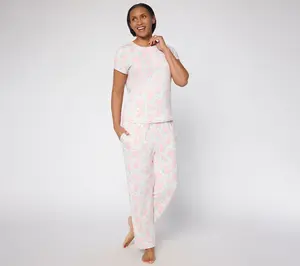 Berkshire Homewear Petite Silky Smooth Henley and Pant Pajama Set