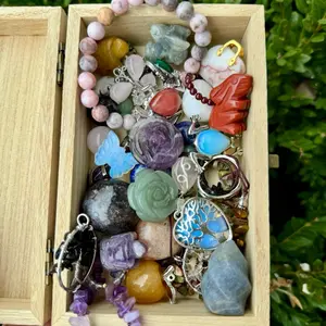 Assorted Mini Crystal Carvings With Possible Charms| Tumbles| Bracelets| Pendants