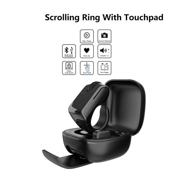 2.4G Wireless Bluetooth Ring Phone Accessory for Content Creators - Magnetic, Waterproof, Portable Wearable Tech Gadget, Short Video Like Button, Lazy Selfie Controller, Fast Charging Page Turner, Accessories