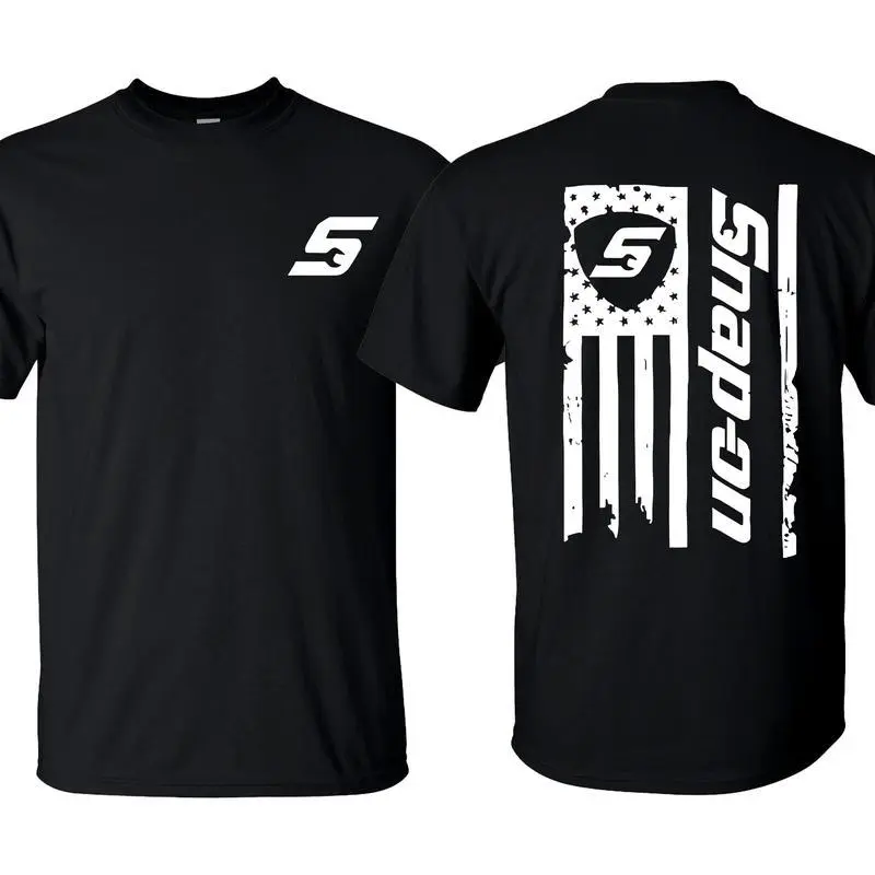 Snap-On American Flag T-Shirt – USA Flag, Perfect for Garage Enthusiasts and Automotive Fans Menswear Top graphic tees men gifts Streetwear TshirtVintage Streetwear Summer Tee |     Breathable Cotton Casual Top