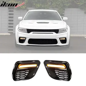 Daytime Running Light Fog Light Cover for Dodge Charger Widebody 2020-2023