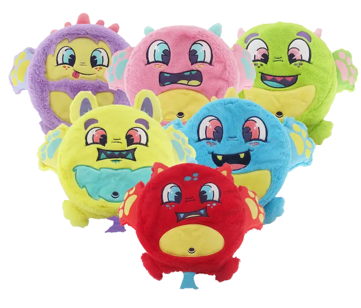 Scentco Fart Monsters 16" Scented Stuffed Plush with Whoopee Cushion – Novelty Toy, Pick Your Character