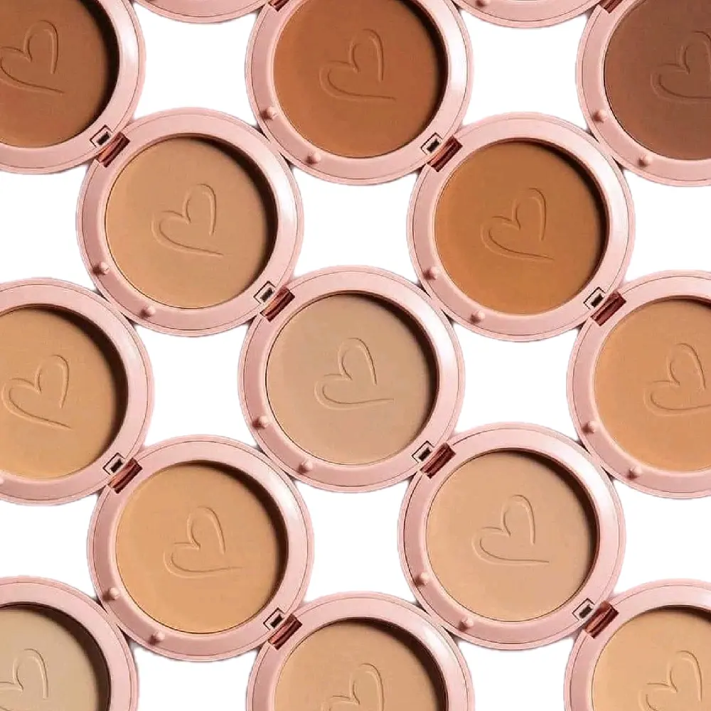 POLVO! Beauty Creations Cosmetics Flawless Stay Pressed Powder Foundation, Compact Box, Radiant Matte Longwear Finish, All Day Coverage, 7g/0.25oz, Flawless Complexion, Matte Longwear Foundation, Any, Concealer, Face-Focused Compact For Quick Fixes