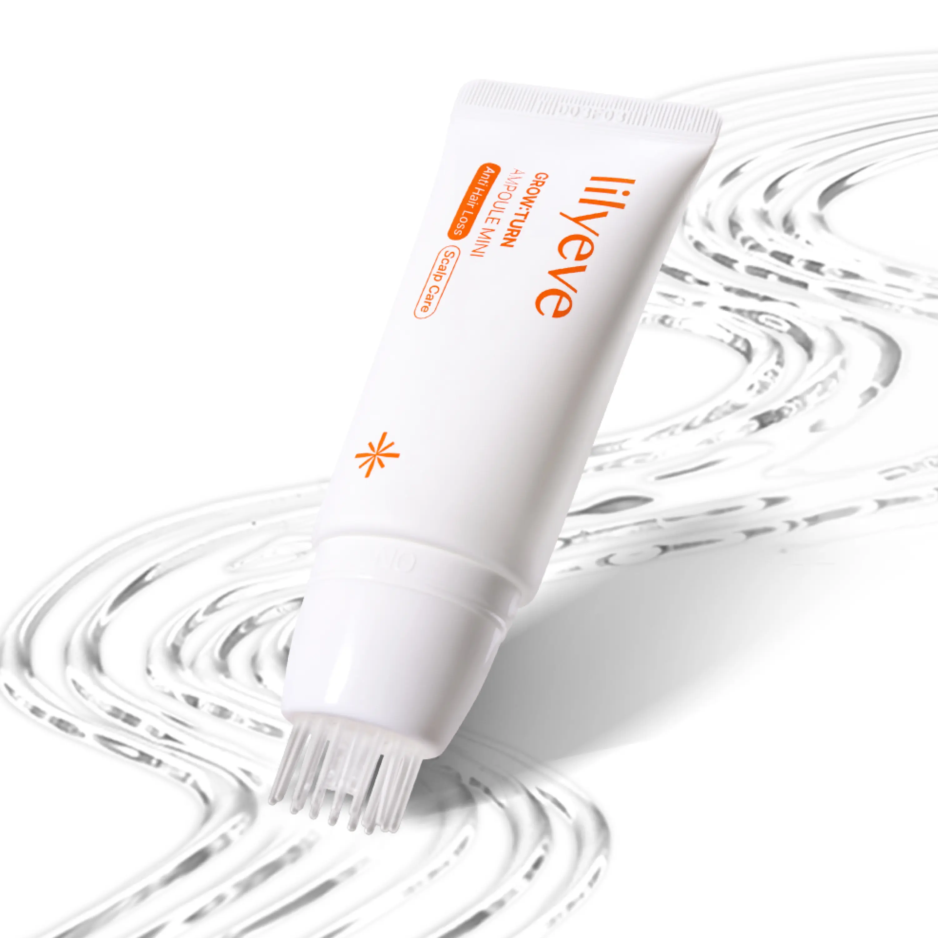 [LILYEVE] GROWTURN Travel Size Hair Growth Serum with Built-In Brush | Exosome Scalp Serum, Thicker & Stronger Hair, Korean Hair Care | 1.01 fl. oz. Nourishing Hair Treatment