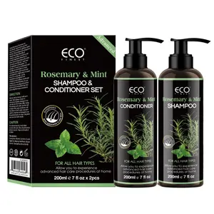 ECO Rosemary & Mint Shampoo & Conditioner Set Hair Strengthening, Scented Reduce Frizz and Add Shine nourishes hair cute valentines day gifts