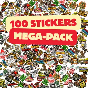 100 Funny Latino Meme Stickers Mega Pack Vol.1-3  Waterproof Vinyl Decals for Cars, Laptops, Helmets & Tumblers