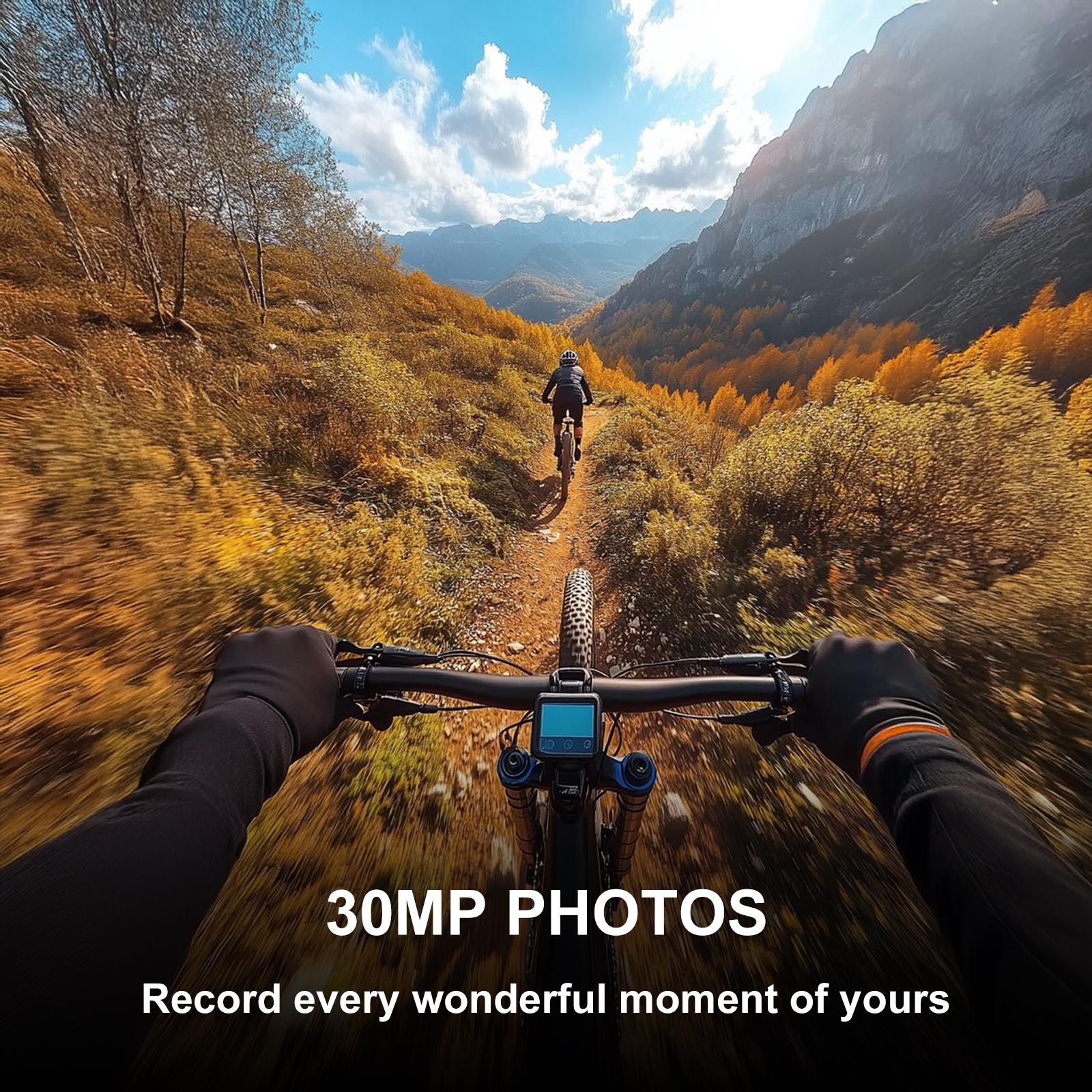 NUISK Thumb Action Camera Waterproof FHD Wearable Pocket Vlogging Camera with Multiple Mounts for Work Cycling Travel Pet Walking Safety Compact Camcorder Portable Photography Camera Gear Anti-Shake TikTokShopSpringGlowUp