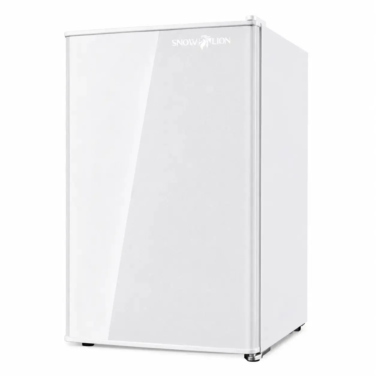 SnowLion Premium 65L Solid Door 2.3 Cu.ft. Freestanding Under-Counter Mini Fridge in White (OSFS015-WL)