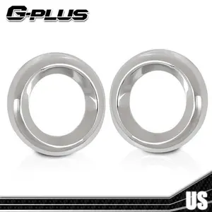 Fog Lamp Bezel Trim Left & Right Fog Light Hole Fit For 2009-2012 Toyota RAV4