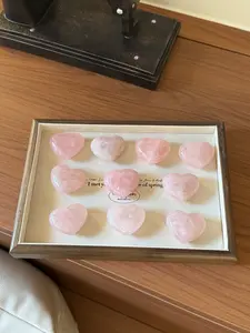 Small Rose Quartz Heart Crystal