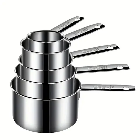 Stainless Steel Measuring Cups Set,Kitchen Gadgets for Cooking & Baking,Set of 5