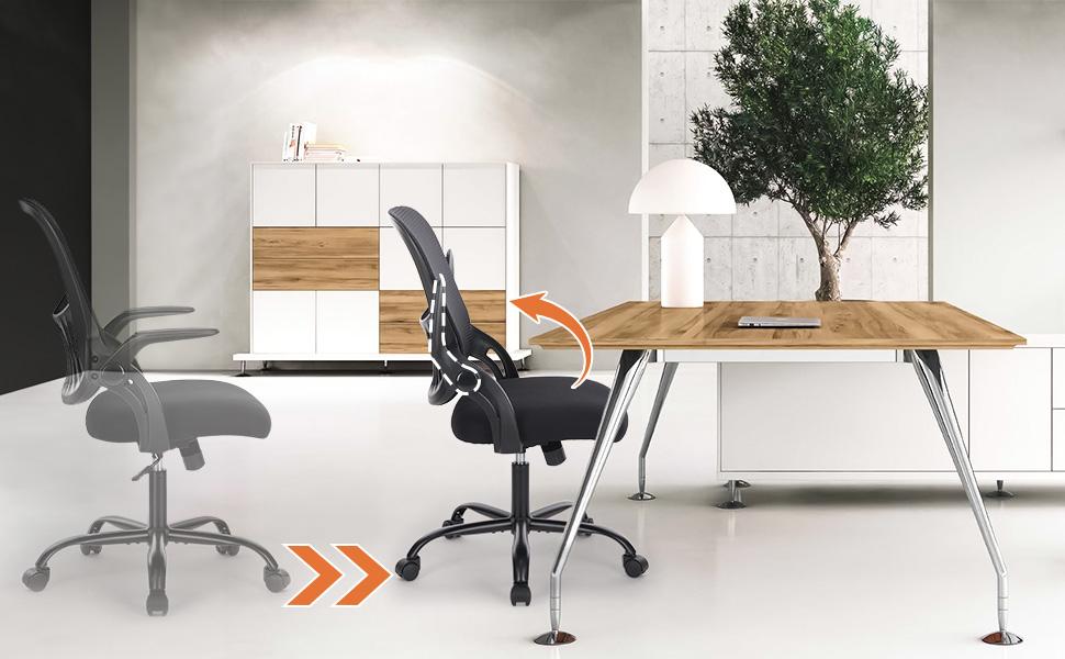 FurnishFlex Tall Office Chair, Drafting Tall Office, Ergonomic Mesh Computer Task Table Chairs