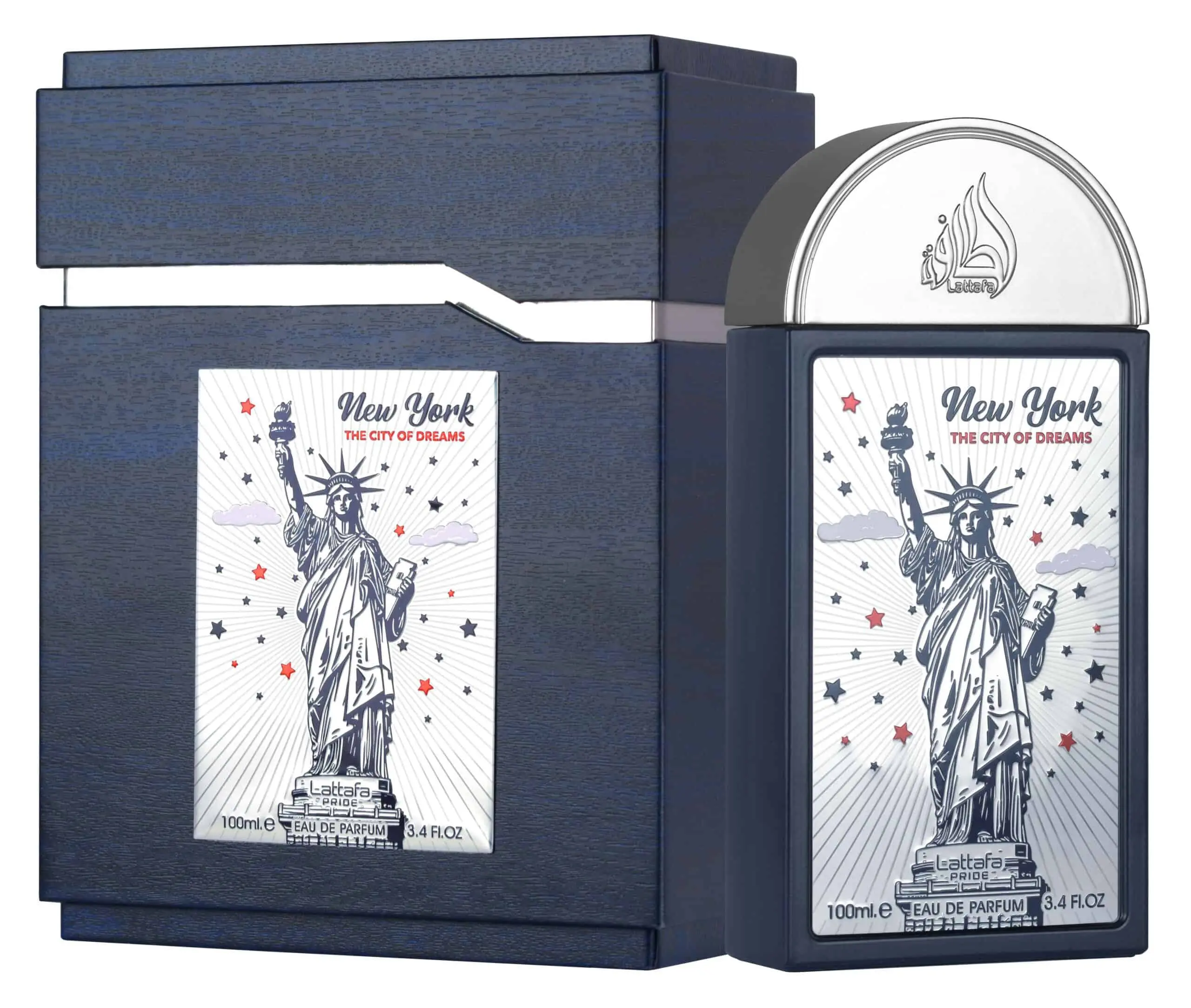 Lattafa Pride - New York The City of Dreams Eau de Parfum Spray, 100ml (3.4oz/3.0 to 5.9 fl. oz.) Fresh, Luxurious & Elegant Unisex Fragrance, Single Item