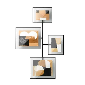 Flute Wall Picture Frames, Set of 4