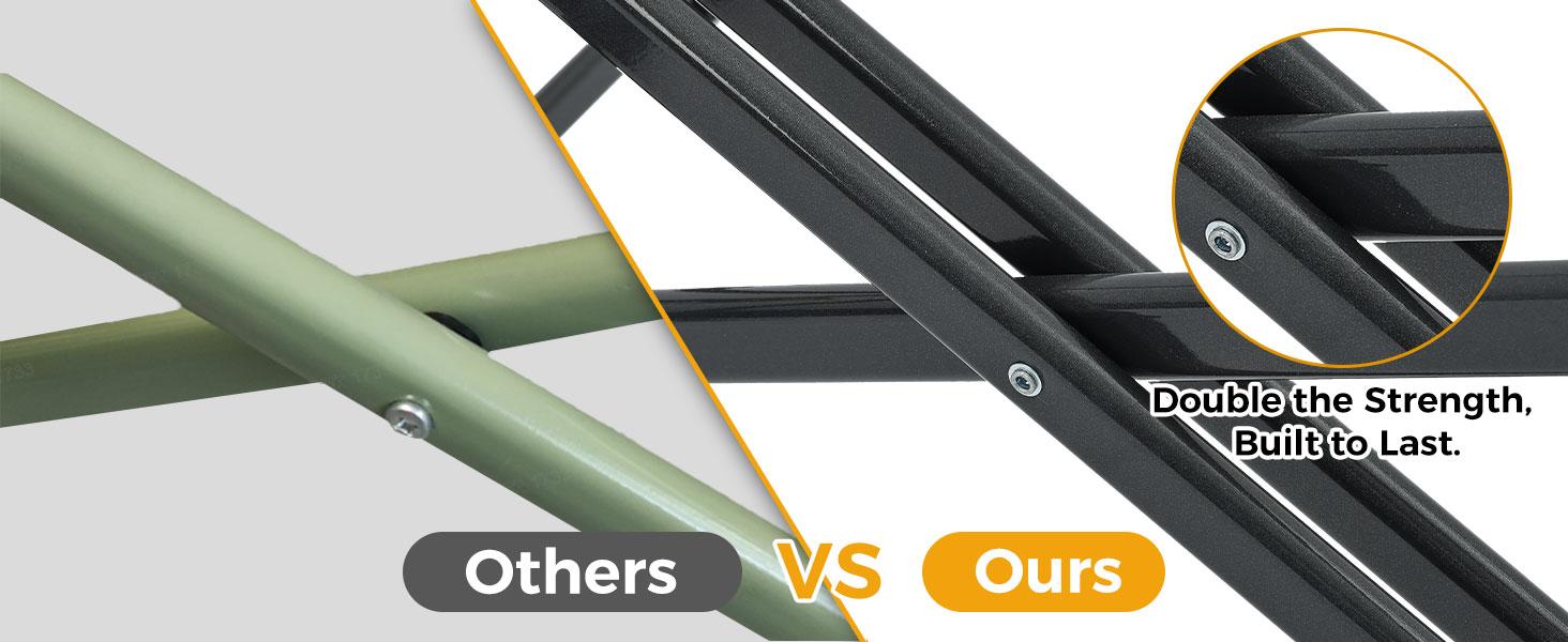 【Valentine's Day gift】GDY Hammock Camping Chair, Swing Chair Rocking Chair With Pedal, Max 450 lbs Capacity hammock life