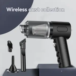 Wireless handheld portable vacuum cleaner - suitable for both home use and vehicle-mounted applications - capable of suction and blowing - practical small cleaning device