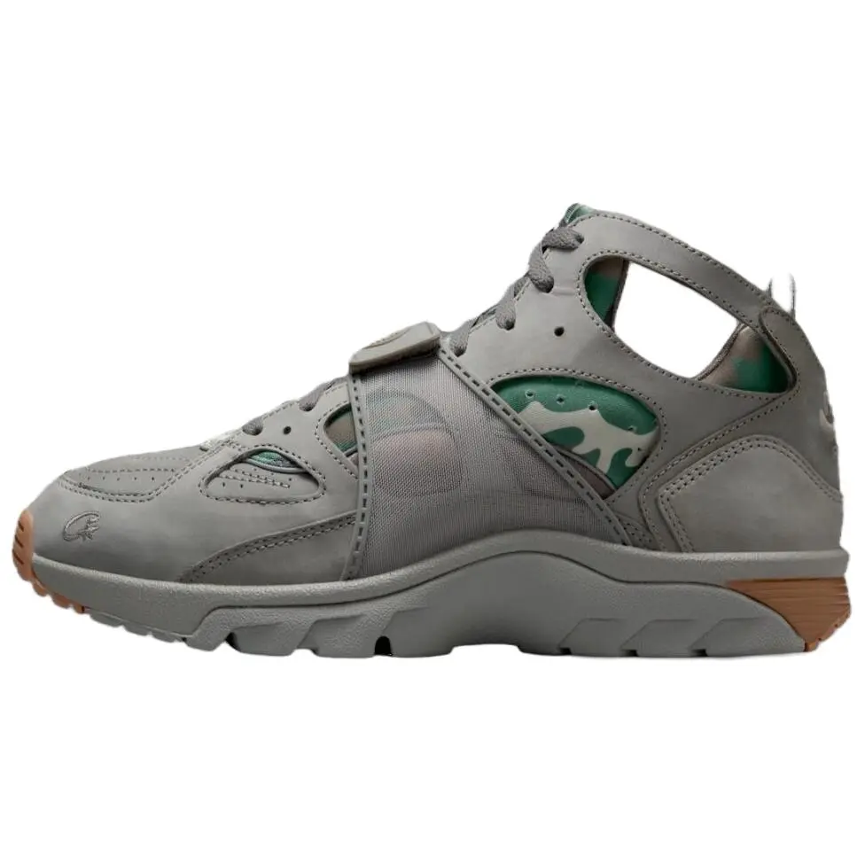 Corteiz x Nike Air Trainer Huarache 'Gully Grey' Casual Style Mesh Lightweight Sports Footwear