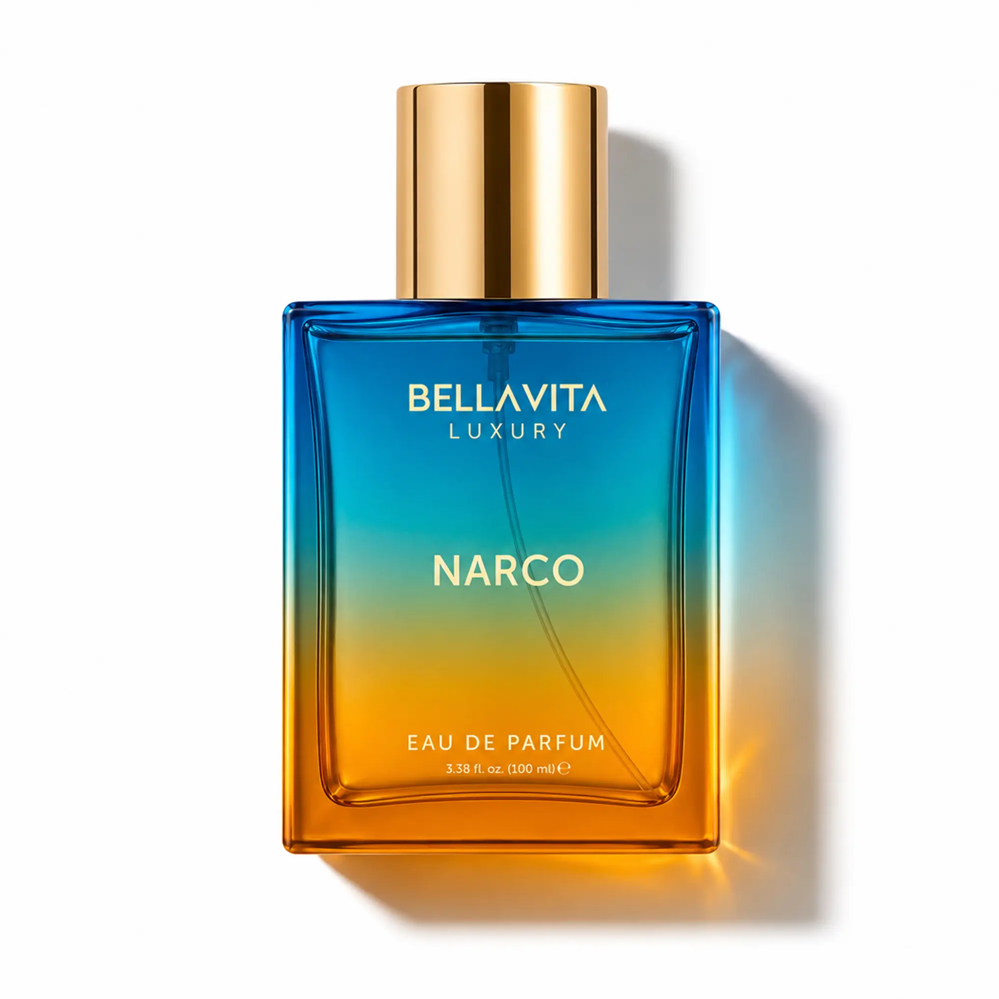 BellaVita Luxury’s Narco | Perfume for Men & Women | Bergamot, Jasmine and White Musk | EDP | Woody, Floral & Long-lasting Fragrance | 3.38 Fl.oz
