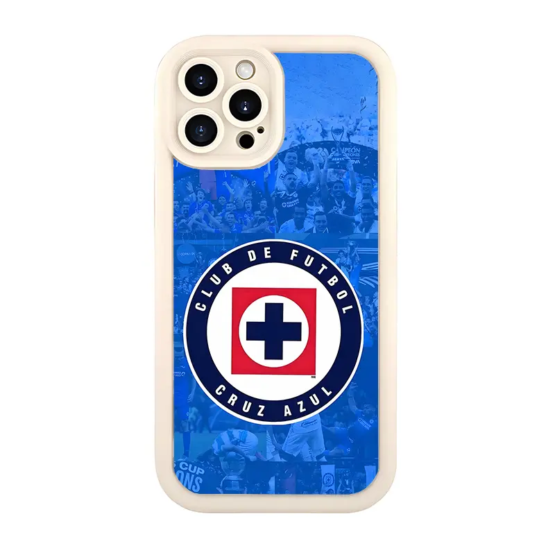 Cruz Azul Liga MX Champions Aesthetic Phone Case - Full Body Protection Shockproof Soft Silicone TPU Cover for iPhone 17 Pro Max,15 Plus,16E,14,13,12,11,XS,XR,AIR & Samsung GALAXY 21-26,NOTE20 PLUS ULTRA,A13-54 - Customized Advanced Fashion Gift Accessory
