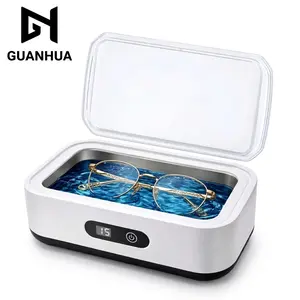 Ultrasonic Cleaner Machine 304 Stainless Steel Tank Sonic Cleaning Device for Eyeglasses Rings Watch Bands Dentures Retainers  suitable for jewelry, eyewear, ring clasps, and watch straps. Ideal for home and travel use