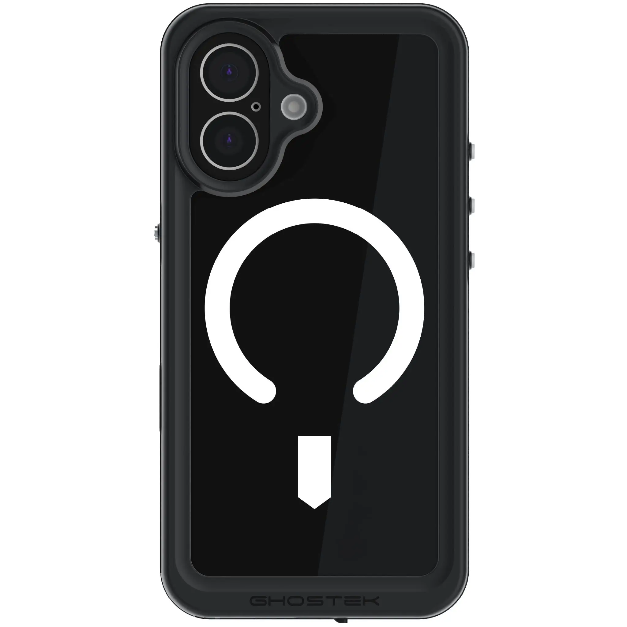 Ghostek Nautical Slim Rubber Case for iPhone & Samsung Galaxy Smartphone - 6FT Waterproof, 12FT Drop Resistant, MagSafe Compatible, Built-in Screen Protector, Enhanced Call Quality, Responsive Button, Cellphone Accessories