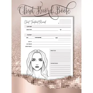 Client Record Book for Estheticians, Skin Care Facial Treatments: Client Log Book for Beauty Salons Facial Treatment Forms Hardcover – May 14, 2022