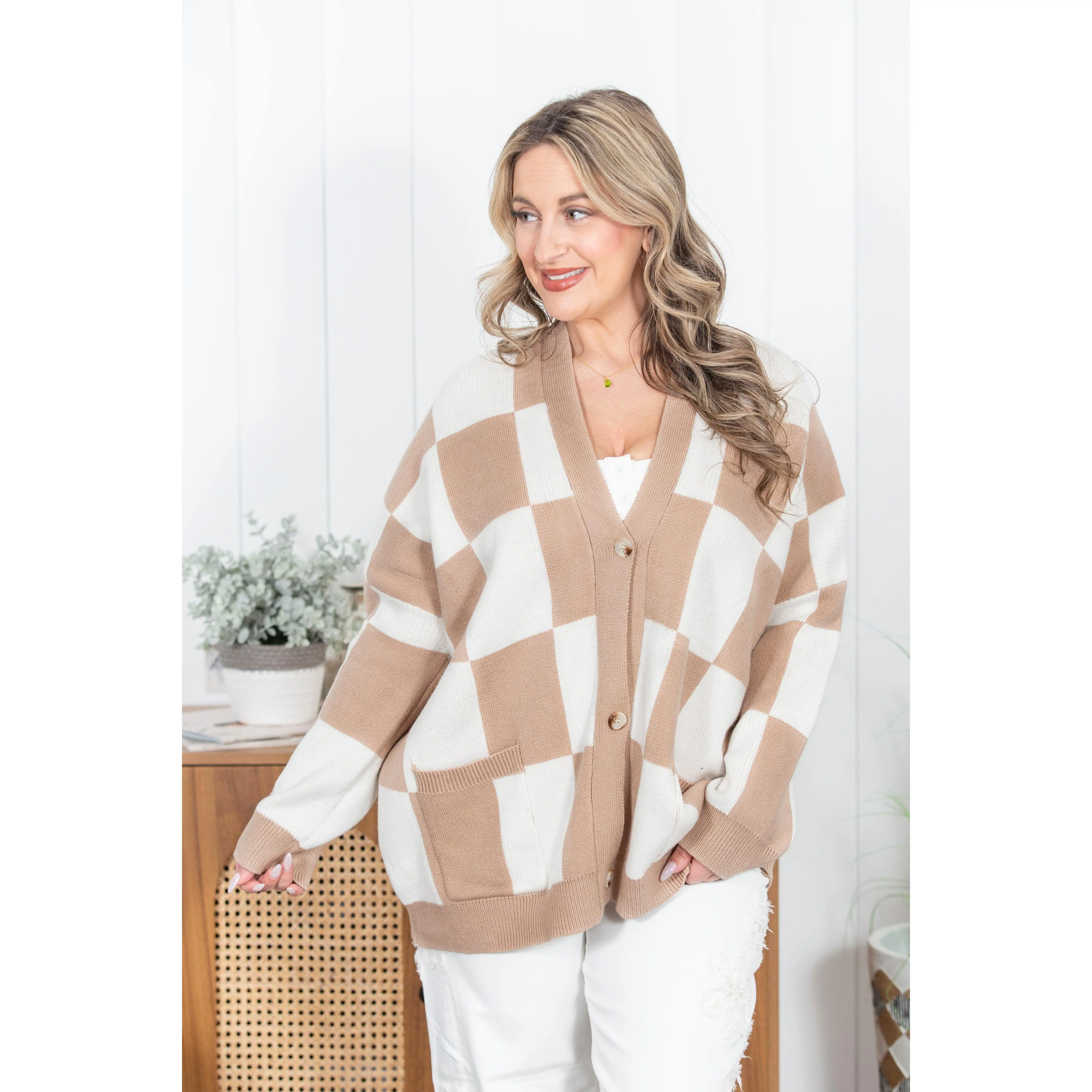 Check Mate Cardigan