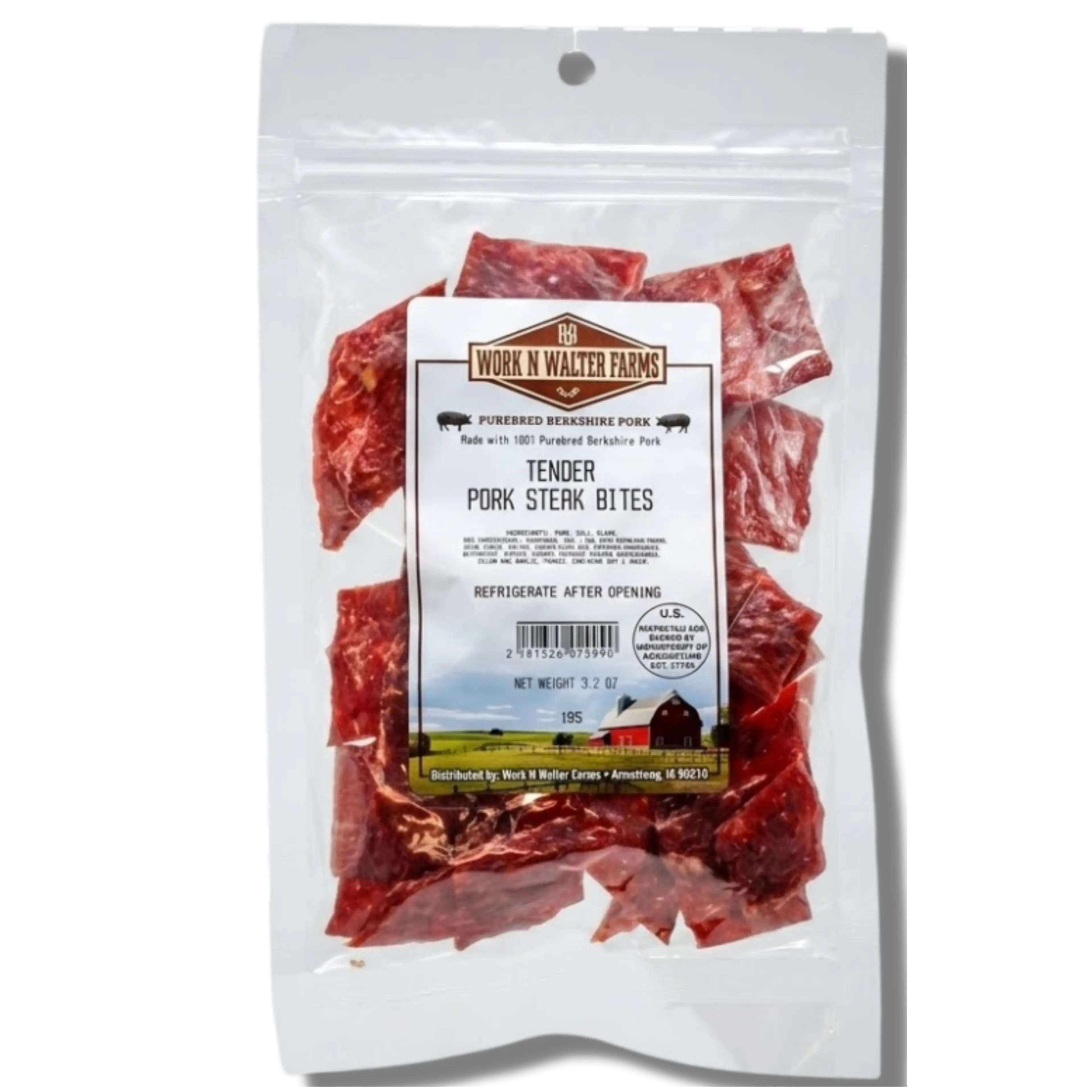 Tender Pork Steak Bites (Berky Jerky)