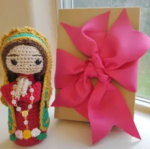 Virgencita of Guadalupe Crochet Doll