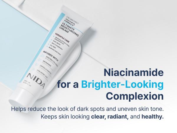 NIDA Youthful Formula Ultimate Moisturizing Cream (100mL) / Collagen, Niacinamide, Centella Asiatica, Hyaluronic Acid / Wrinkles, Dark Spots, Skincare Hydrating Daily Moisturizer Moisture Hydrate NIDA Youthful Formula Ultimate Moisturizing Cream (100mL) / Collagen, Niacinamide, Centella Asiatica, Hyaluronic Acid / Wrinkles, Dark Spots, Skincare Hydrating Daily Moisturizer Moisture Hydrate