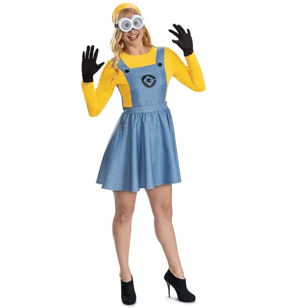 Plus Size Minion Costume Dress for Women