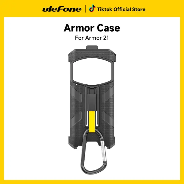 Ulefone Orignal  Armor 21 Ulefone Back Clip Phone Case with Carabiner Accessories Protection Smartphone Protector Cover Handheld armor case Protective Casing Cellphone Screen Protector Shockproof Durability Devices