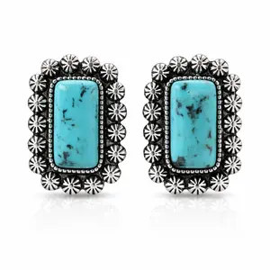 Prairie Bloom Concho Earrings