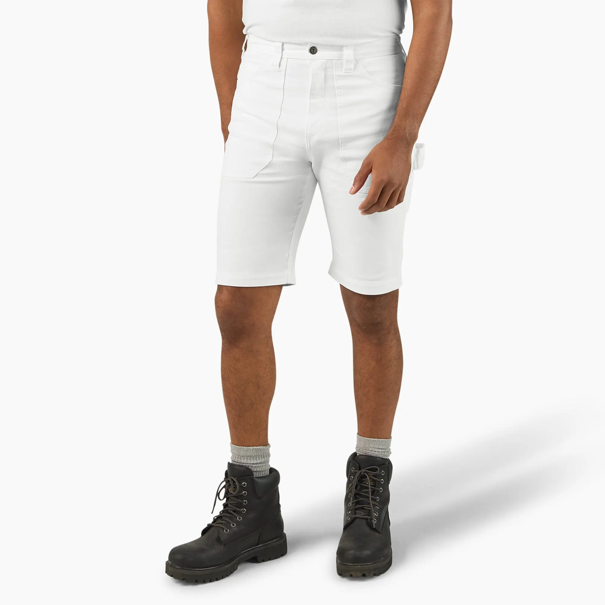 Dickies Menswear FLEX Utility Painter's Shorts - Flex Fabric, Mobility Fit, 11 in Storage Pockets, Low-Profile Hammer Loop, Painter’s Wear Workwear Collection