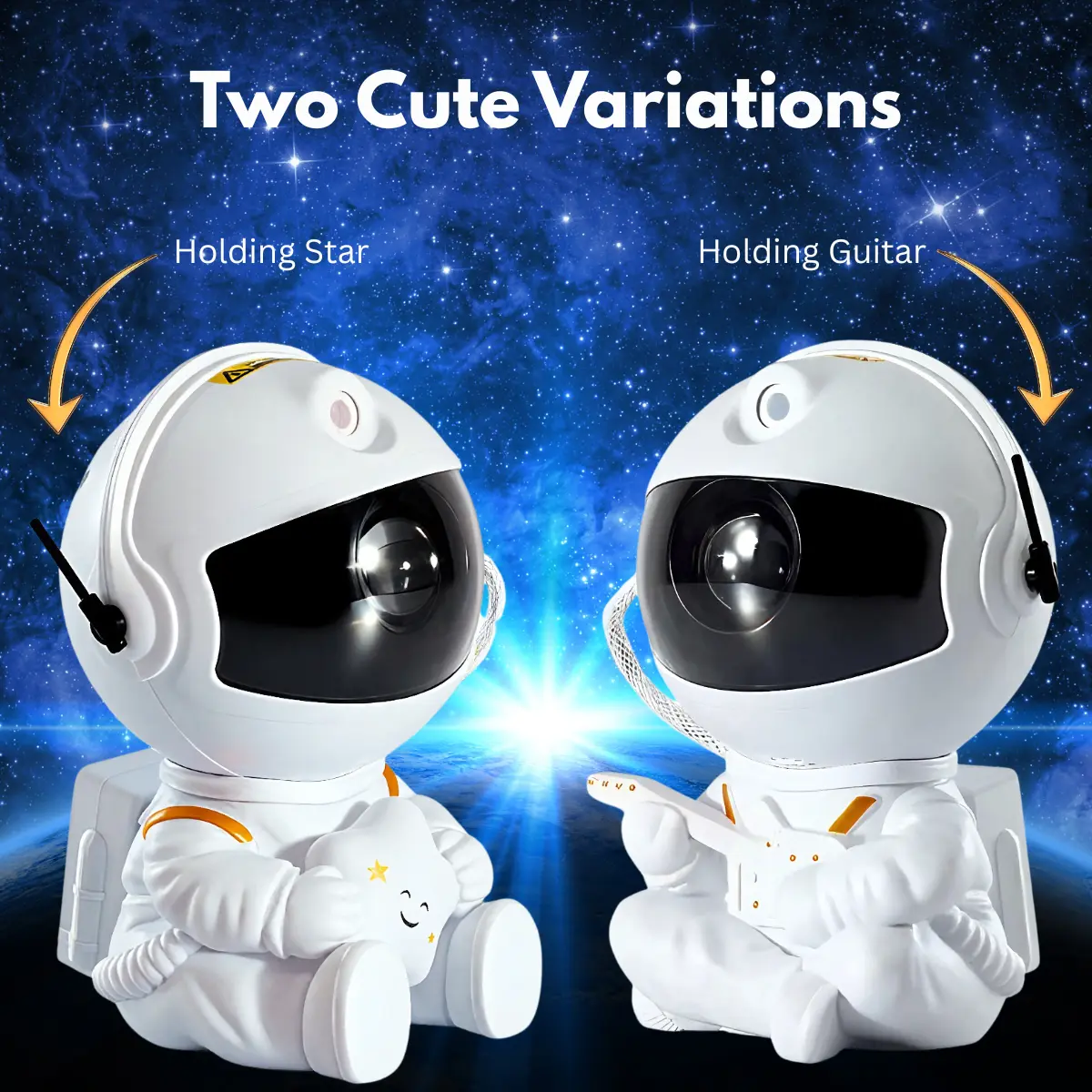 Galaxy Astronaut Star Projector Night Light – Nebula & Starry Sky Lamp with Remote, Timer, Adjustable Projection – Bedroom, Kids Room, Party & Gift Decor