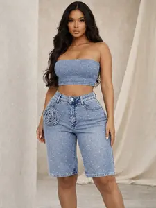 Flor Bermuda Denim Short