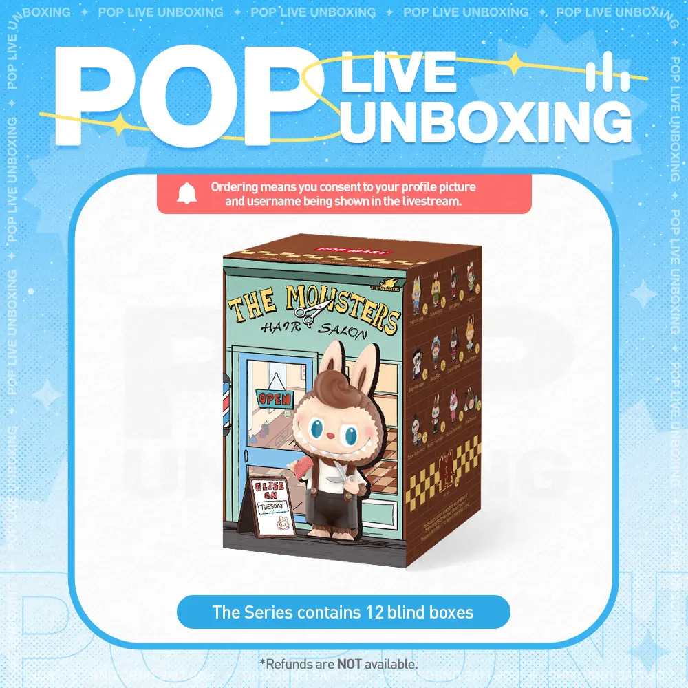 [POP NOW] POP MART THE MONSTERS Hair Salon Series Figures Blind Box
