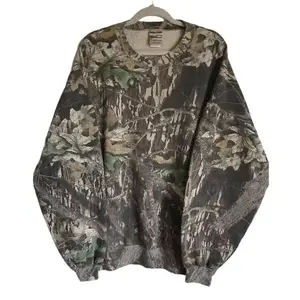 90sRealTreeCamoAll-OverCrewNeckSweatshirtMossyOakCamouflagePatternLVintage1990sOutdoorsJerseysLongSleevesMen'sTopsMenswearCasualClassicFashionHoodieCrewneckPulloverTropical