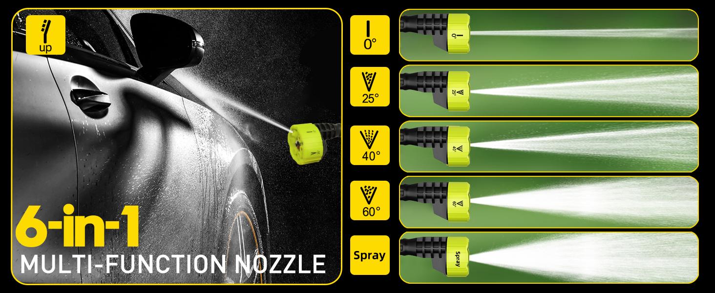 SEESE Cordless Pressure Washer,Portable Bottle Washer with Single-Port Charging Base for Car, Home Cleaning & Garden Watering