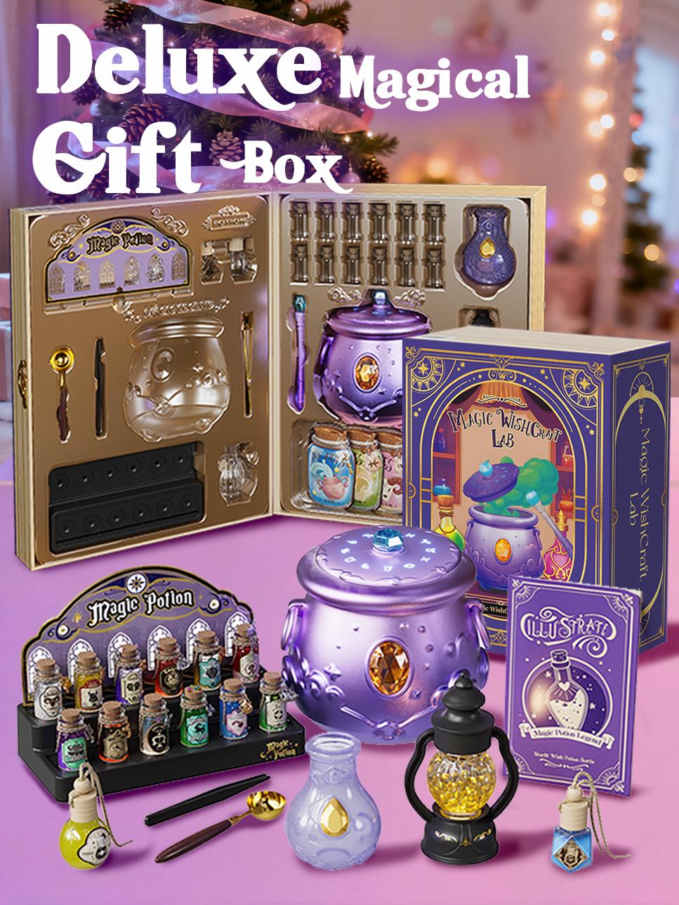 Ultimate Magic Gift-Box: Magic Wishcraft Lab Deluxe Cauldron Potion Kit for Enchanting Creativity & Versatile Magical Projects
