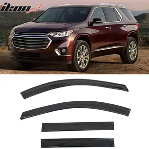 Window Visors Rain Guards for Chevrolet Traverse 2018-2023 Smoke Acrylic