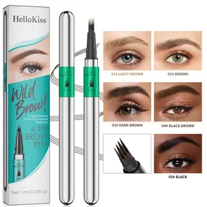 4-Tip Brow Shaper, Fast & Easy Natural Brows, One Tool For Fill And Define, Waterproof All-Day Hold, Perfect For Beginners And Pros, Makeup Cosmetic, Eyebrow Pencil