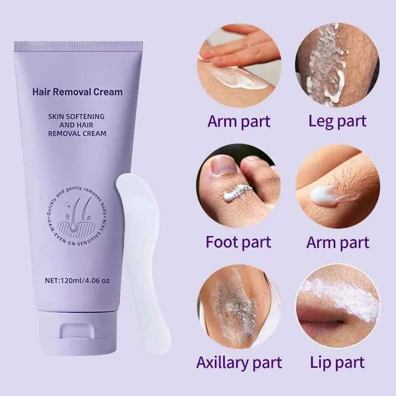 Women & Men Body Hair Removal Cream, Smooth Skin in 5–10 Minutes,Hair Remover from Legs,and Bikini Line, Underarms,  Arms,Stomach, safe Up to 7 Days,good hair remover