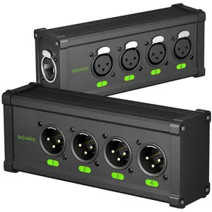 4 Channel 3-Pin XLR/DMX/AES-EBU Over Ethercon RJ45 Network Extender 4 Channel 3-Pin XLR/DMX/AES-EBU Over Ethercon RJ45 Network Extender