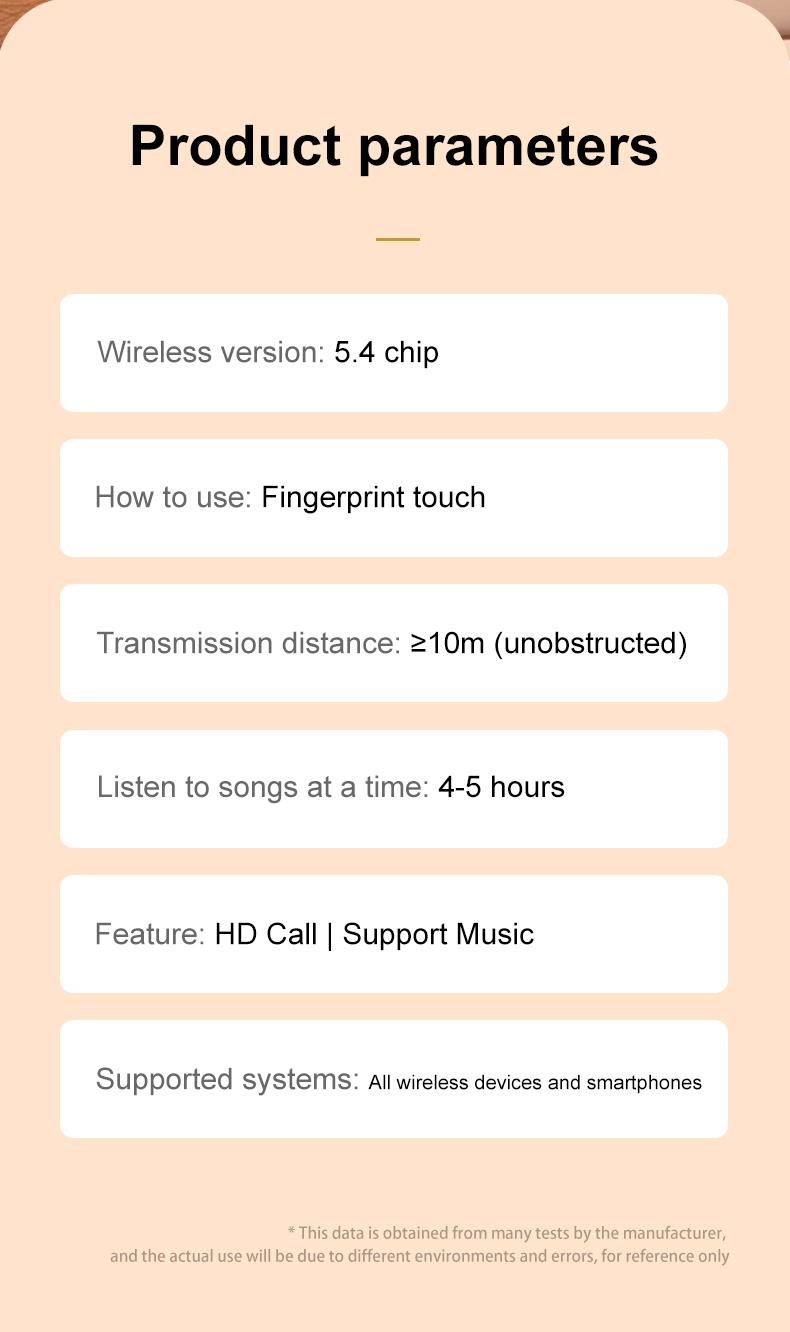 Mini Invisible Bluetooth 5.4 True Wireless Earbuds – Sport Noise Cancelling Gaming Headphones with Hi-Fi Audio, In-Ear Earphones for Music & Calls