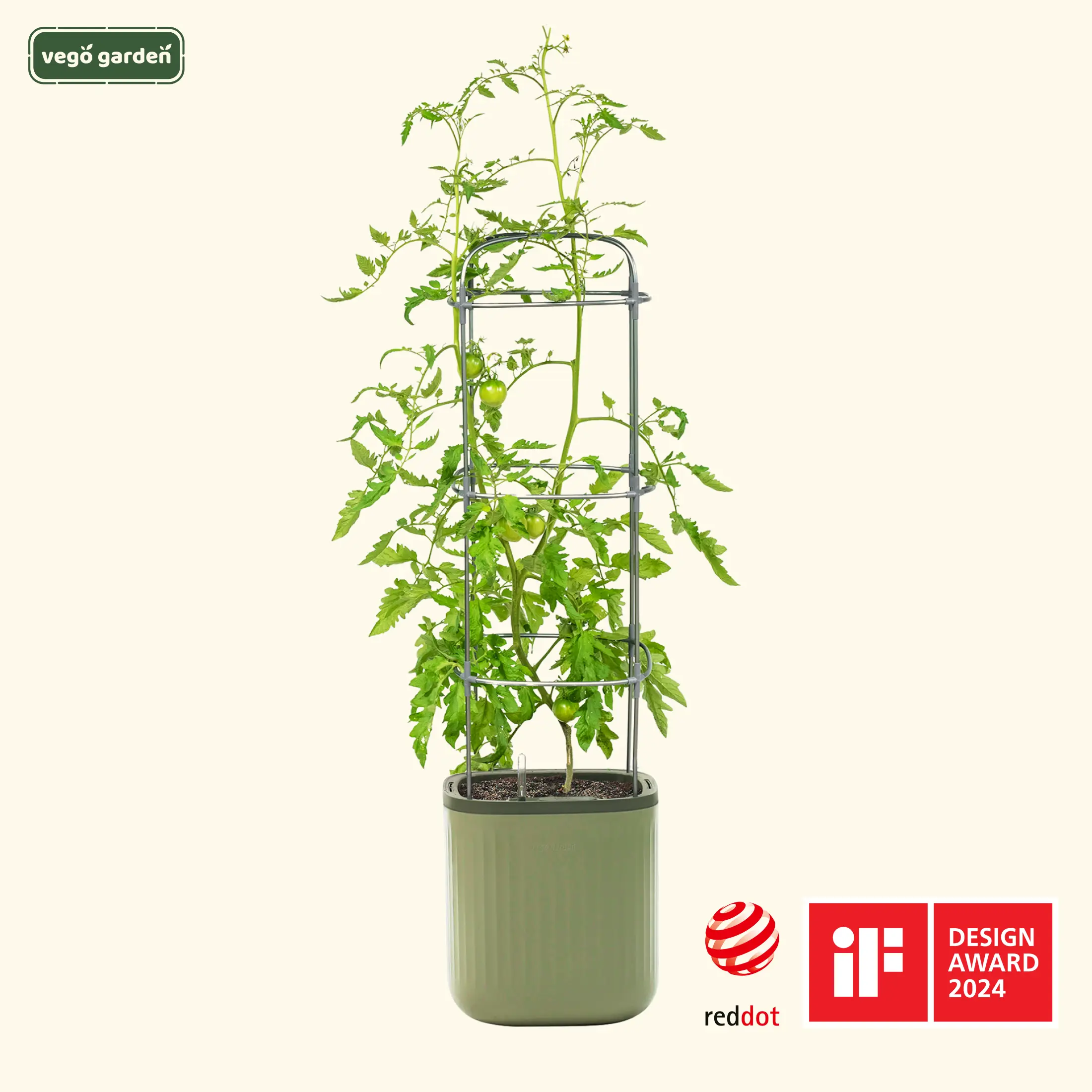 Vego Garden EZ Self-Watering Tomato Planter with Trellis