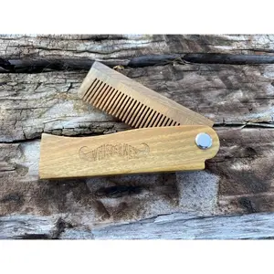 Natural Sandalwood Folding Comb