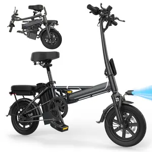 US 14" Foldable Electric Bike | 500W Motor 750W Peak Motor, 22-27 MPH |40 Miles Range For Campus Commutes, Grocery Runs, Dual-Seat and Multi-Shock Absorption & Smart APP control | Solid Tire Electric Assist for Smooth Hills & LongDistances