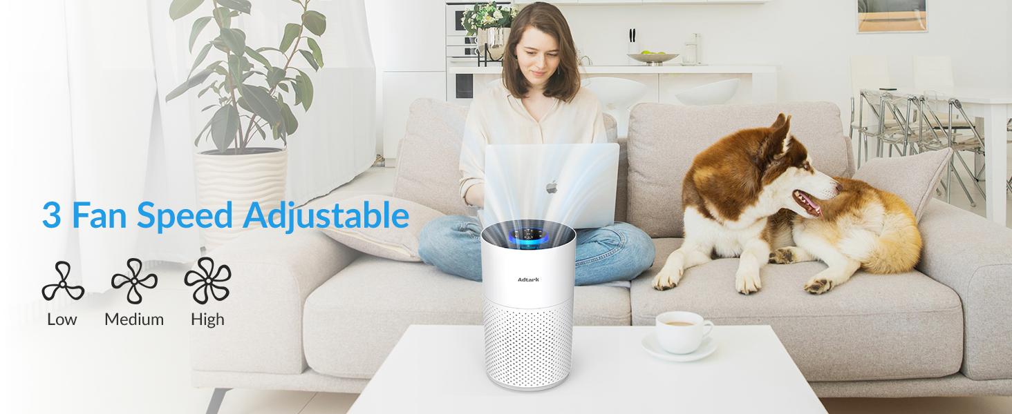 This home/bedroom air purifier features a true HEPA 3-in-1 filter, sleep mode, aromatherapy function, 3 light modes, and 3 timers. It is suitable for use in offices, dormitories, and hotels.