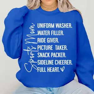 sports mom screen print transfer •